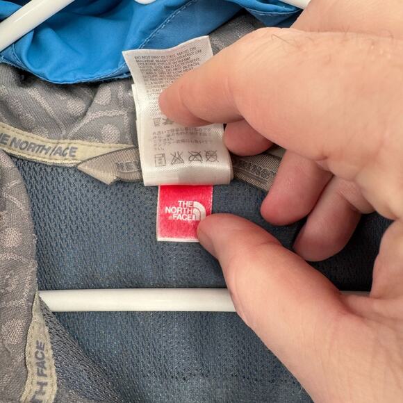 The North‎ Face Hydrenalite Full Zip Rain Jacket Women's Size Medium Blue - Picture 10 of 15